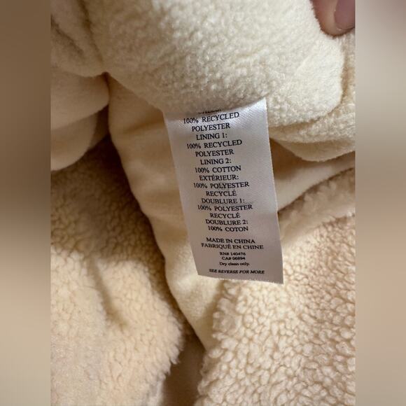 Faherty Montana Moto Shearling Jacket (size S) - Picture 7 of 7